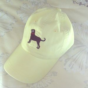 Yellow Black Dog baseball hat