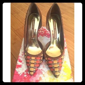 Chinese Laundry North Brown Multi Satin Pumps