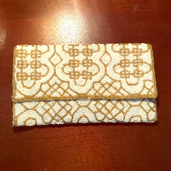 NWT Beaded clutch By Forever 21