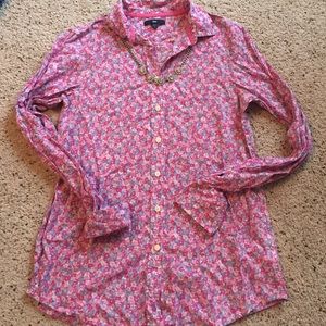 Gap floral button up size small