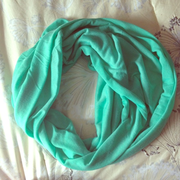 Turquoise infinity scarf