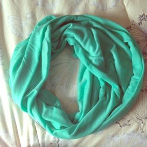 Turquoise infinity scarf