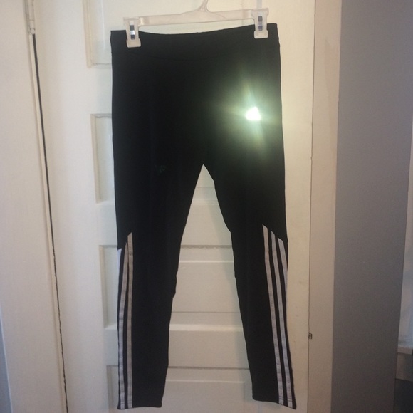 Adidas black running pants