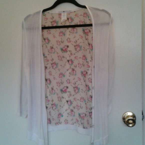 Floral cardigan