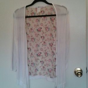 Floral cardigan