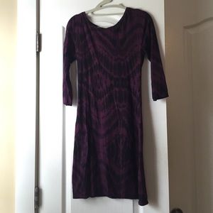 Express Maroon Tshirt Dress