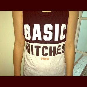 ONLY WORE ONCE!! Victoria's Secret PINK Tank Top!