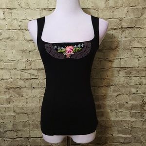 Free People Beautiful Embroidered Tank