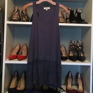 Umgee Ribbed Bohemian Baby Doll Tank