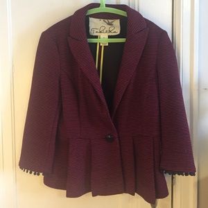 Anthropologie size 6 striped blazer