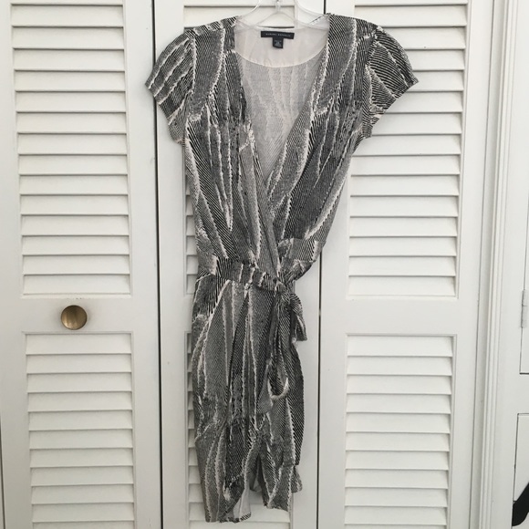 Banana Republic petite wrap dress.
