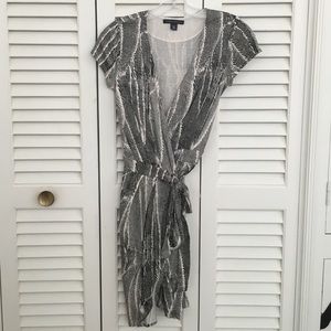 Banana Republic petite wrap dress.