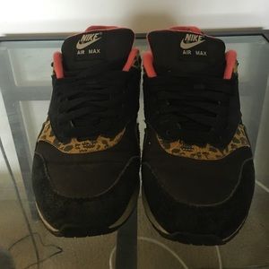 Nike Air max leopard print sneakers