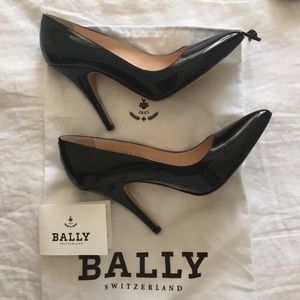 Patent Leather Bally heels.