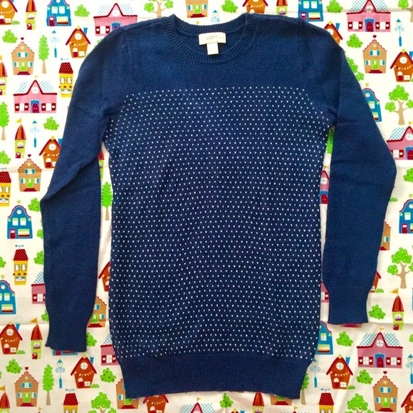 Ann Taylor Loft navy blue sweater