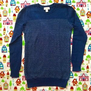 Ann Taylor Loft navy blue sweater