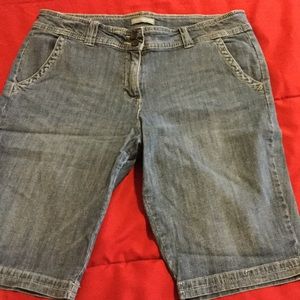 Cute denim Bermuda shorts by NY&Co