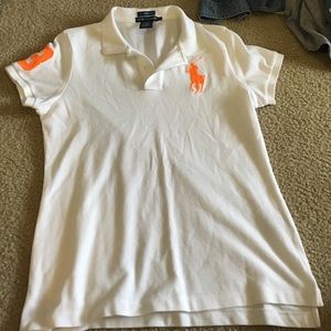 White Ralph Lauren polo shirt