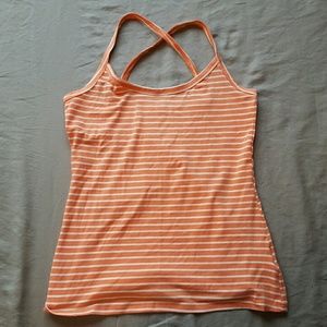 Old Navy peach/coral racer back tank