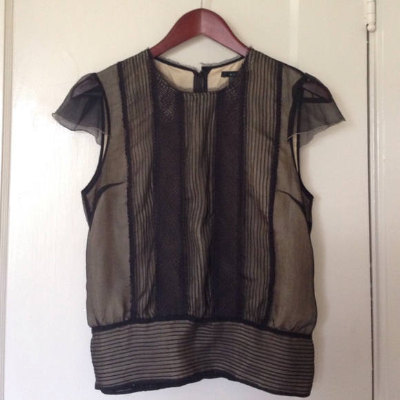Lovely Anthropologie silk blouse, size small