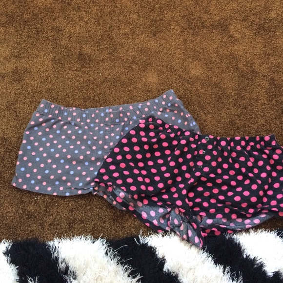 2 pairs of pajama shorts!
