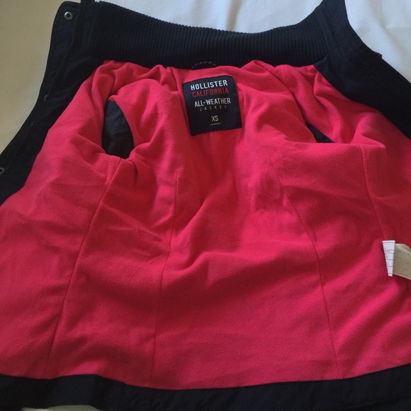 hollister all weather coat.