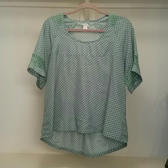 Flowy Polka dot Blouse