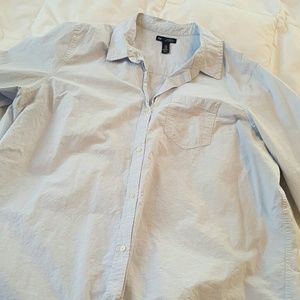 So comfy! Gap button up!