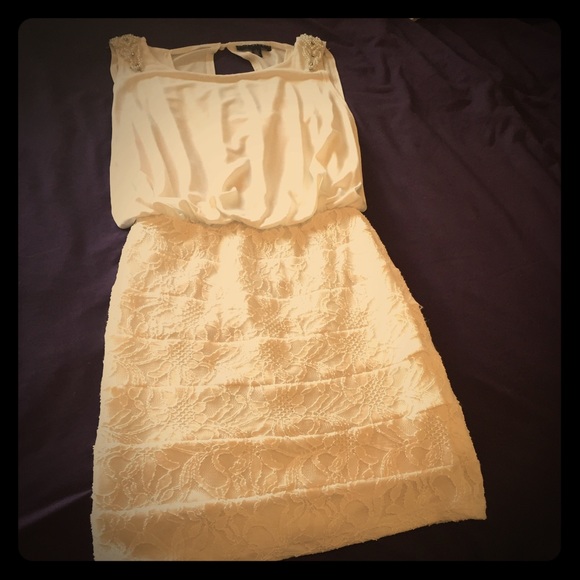 City Studio white lace party dress