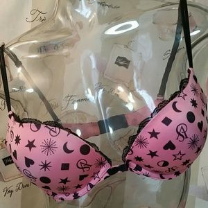 Victoria's Secret Very Sexy Push Up Bra 34C Pink