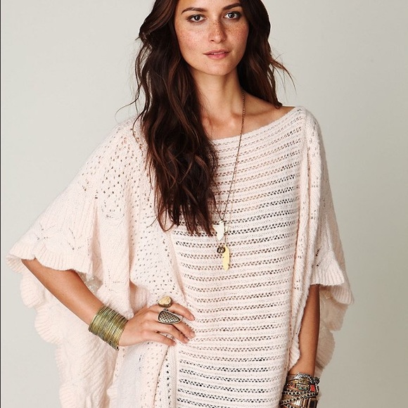 Free People Snow Nymph Sweater in Ballet