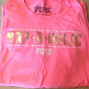 Pink Victoria's Secret nightgown tee