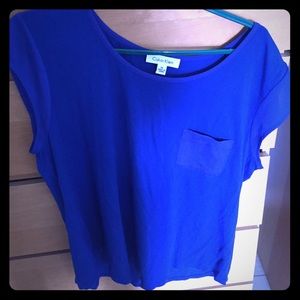 Calving Klein sleeveless blouse