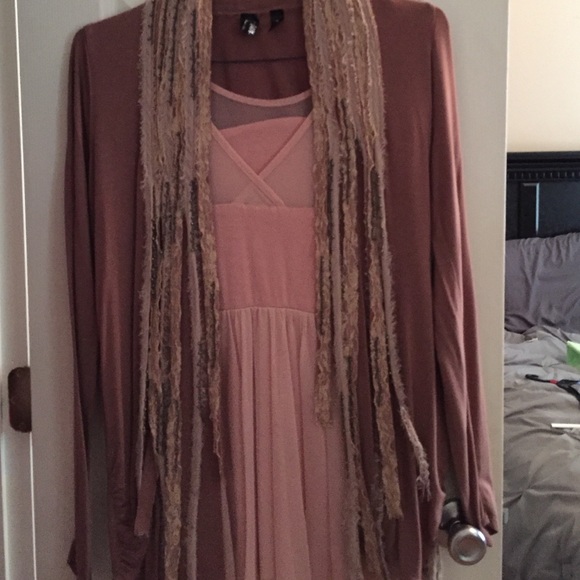 cardigan and shirt
