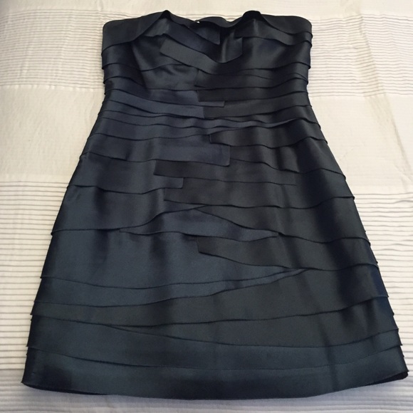 Strapless mini dress