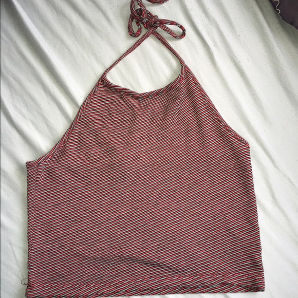 Brandy Melville striped halter