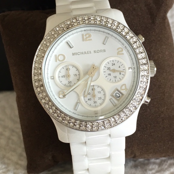 REDUCED💥Michael Kors New White Ceramic Watch💥 - Picture 2 of 4