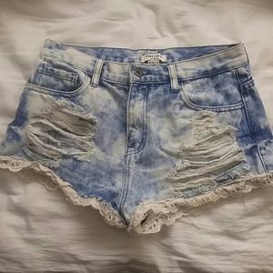 High waisted shorts