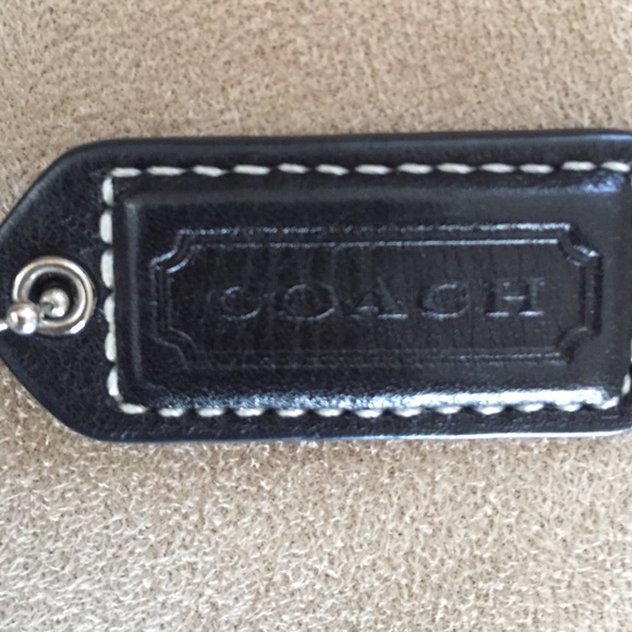 Signature black and gray Coach bag - Picture 2 of 4