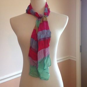 Color block scarf