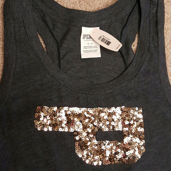 *SOLD* BNWT VS Pink Bling Tank Sz S - Picture 2 of 3