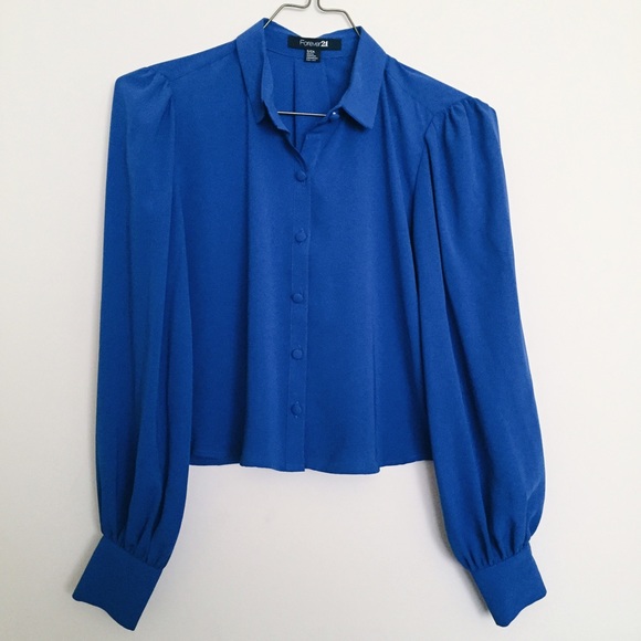 Chiffon Button-Up Blouse