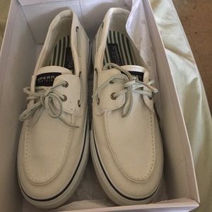Men's 13 "Bahama White" Sperry Top-Sider shoes.