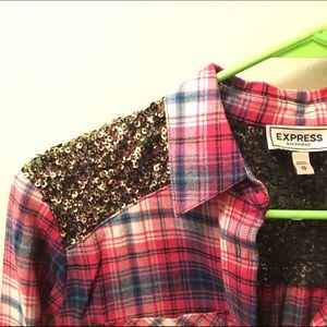 Glitter flannel