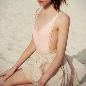 ISO AA Nylon Tricot High Cut Peach S or XS