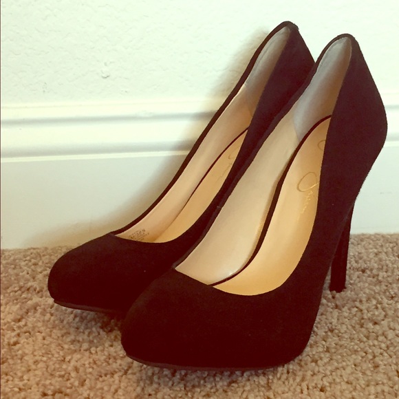 Jessica Simpson suede pumps