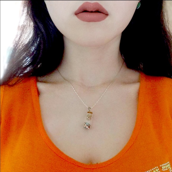 Wishing bottle necklace