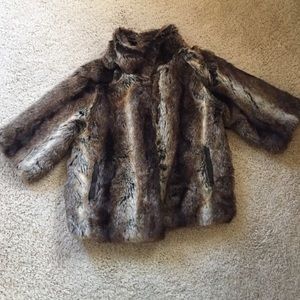Faux fur jacket
