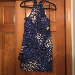 Blue black and white mini.. New Chinese laundry