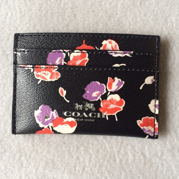 NWT Coach Wildflower Card Holder